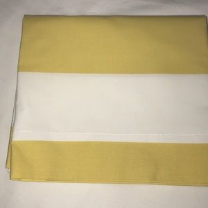 POTTERY BARN STANDARD SHAM YELLOW/GOLD ONLY ONE